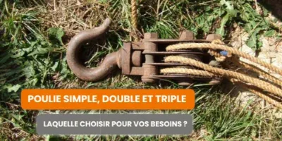 poulies simple, double et triple