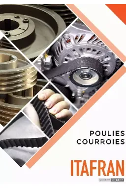 Catalogue, courroies, poulies PDF