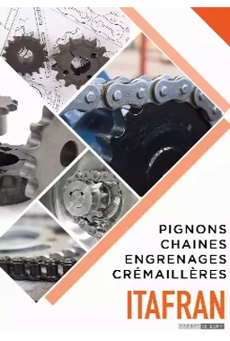 Catalogue pignons, chaînes, engrenages, crémaillères PDF